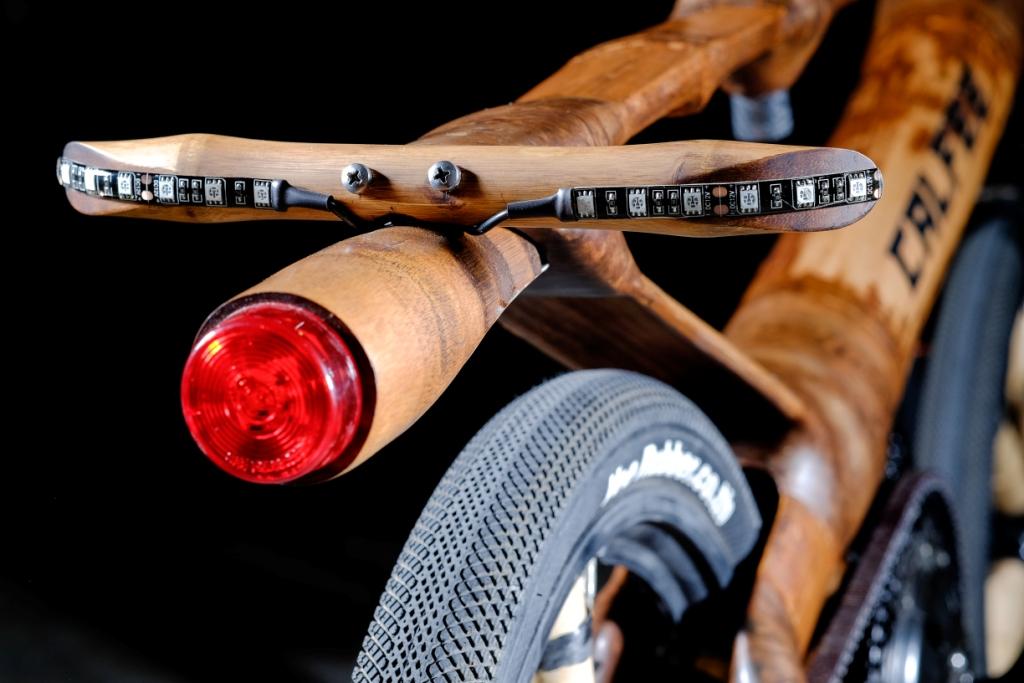 Calfee bamboo eBike tail light-small